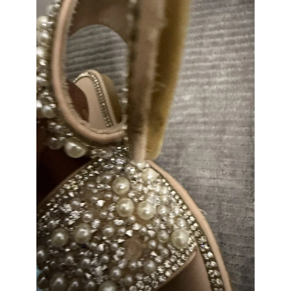 Link Little Grils Size 10  Slip On With Rhinestones See Pic